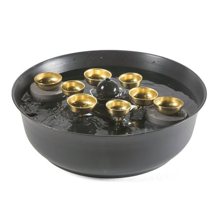 Woodstock Wind Chimes Encore® Collection, Encore Water Bell Fountain, 5'' Brass Wind Bell WEWBF