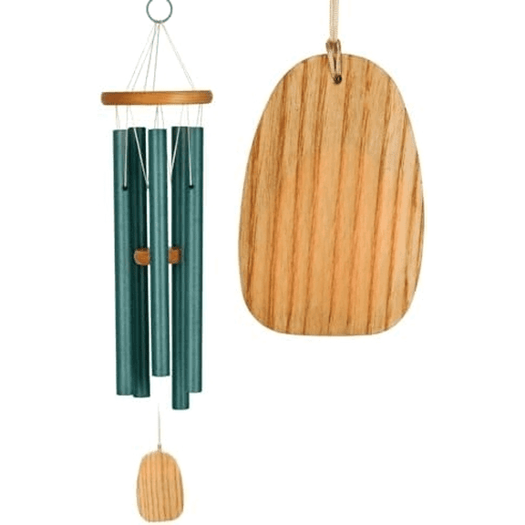 Woodstock Wind Chimes Garden Decor for Outside Outdoor Patio Decor, Front Porch Decor, (25") Chimes of Ireland Green Wind Chime, Wind Chimes for Garden (WCCI)$$Garden & Patio