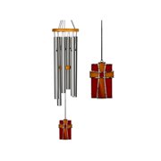 Woodstock Amazing Grace Wind Chime 28 Inch Silver Aluminum 6 Tubes