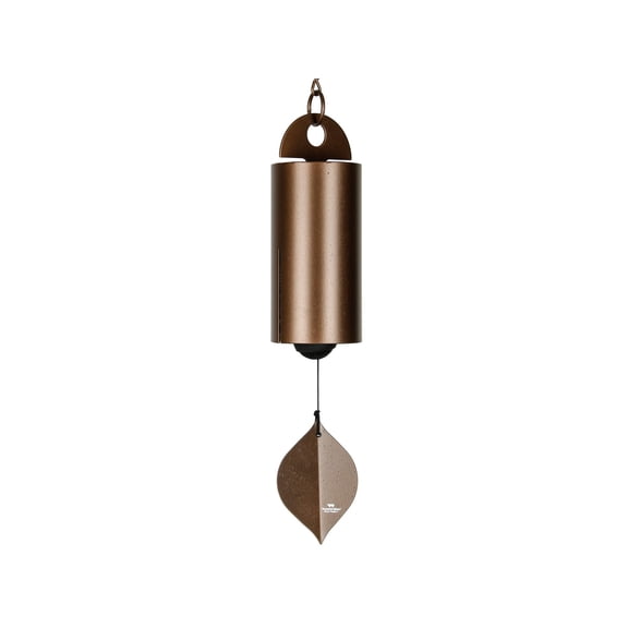 Woodstock Wind Chimes Heroic Windbell 24 Inches Antique Copper Deep Tone Gong Garden Decor Wind Chimes for Outside