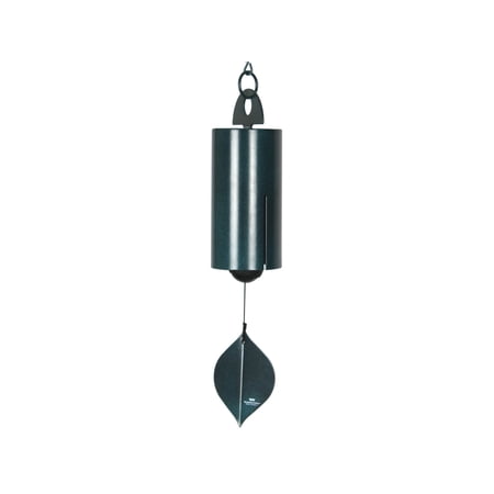 Woodstock Heroic Windbells Garden Bell 24 Inch Green Aluminum