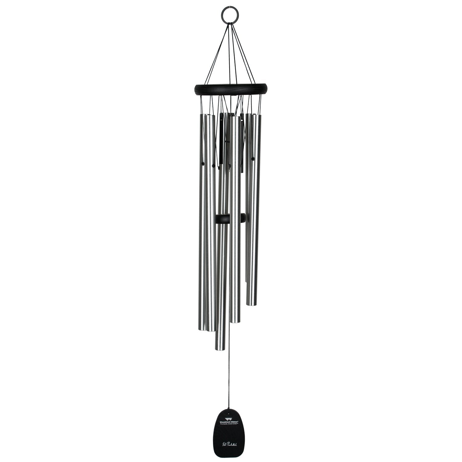 Woodstock Wind Chimes Signature Collection, Pachelbel Canon Chime, 32'' Silver Wind Chime PCC - image 1 of 7