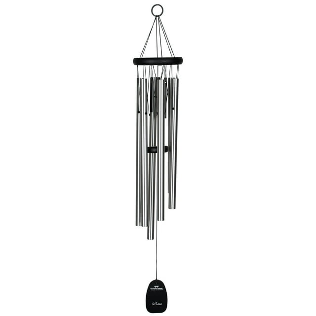 Woodstock Wind Chimes Signature Collection, Pachelbel Canon Chime, 32'' Silver Wind Chime PCC