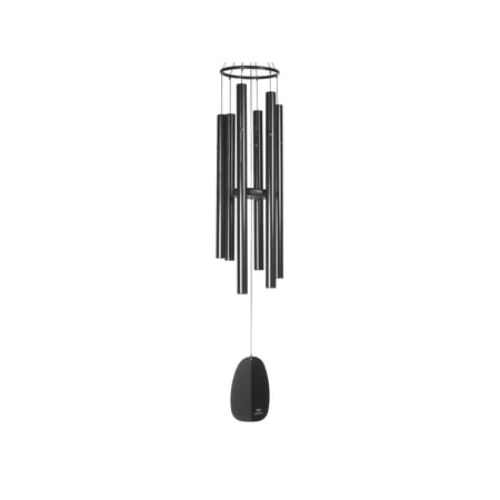 Woodstock Windsinger Chimes of Athena 44 Inch Black 6 Tubes