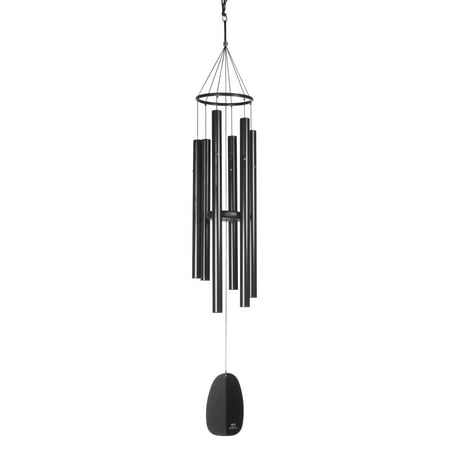 Woodstock Wind Chimes Signature Collection, Windsinger Chimes of Athena, Black 44'' Wind Chime WWAA