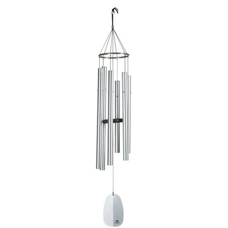 Woodstock Wind Chimes Signature Collection, Windsinger Chimes of Athena, Silver 44'' Wind Chime WWSA