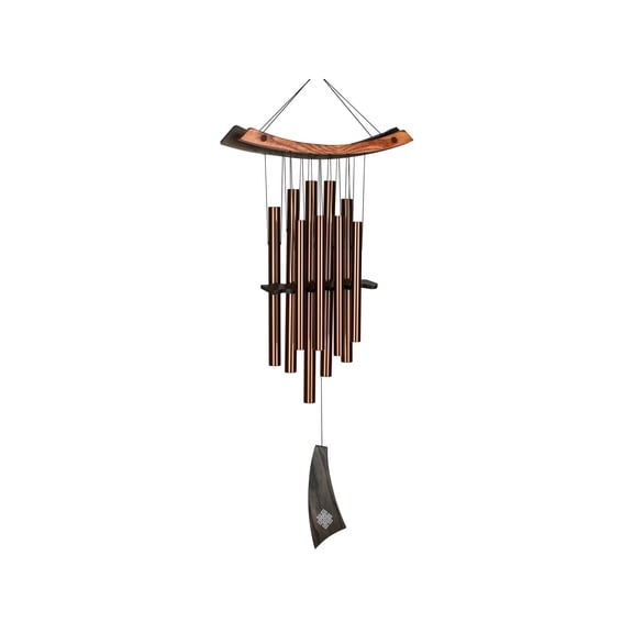 Woodstock Wind Chimes Signature Collection, Woodstock Healing Chime, 34'' Bronze Wind Chime HCBR