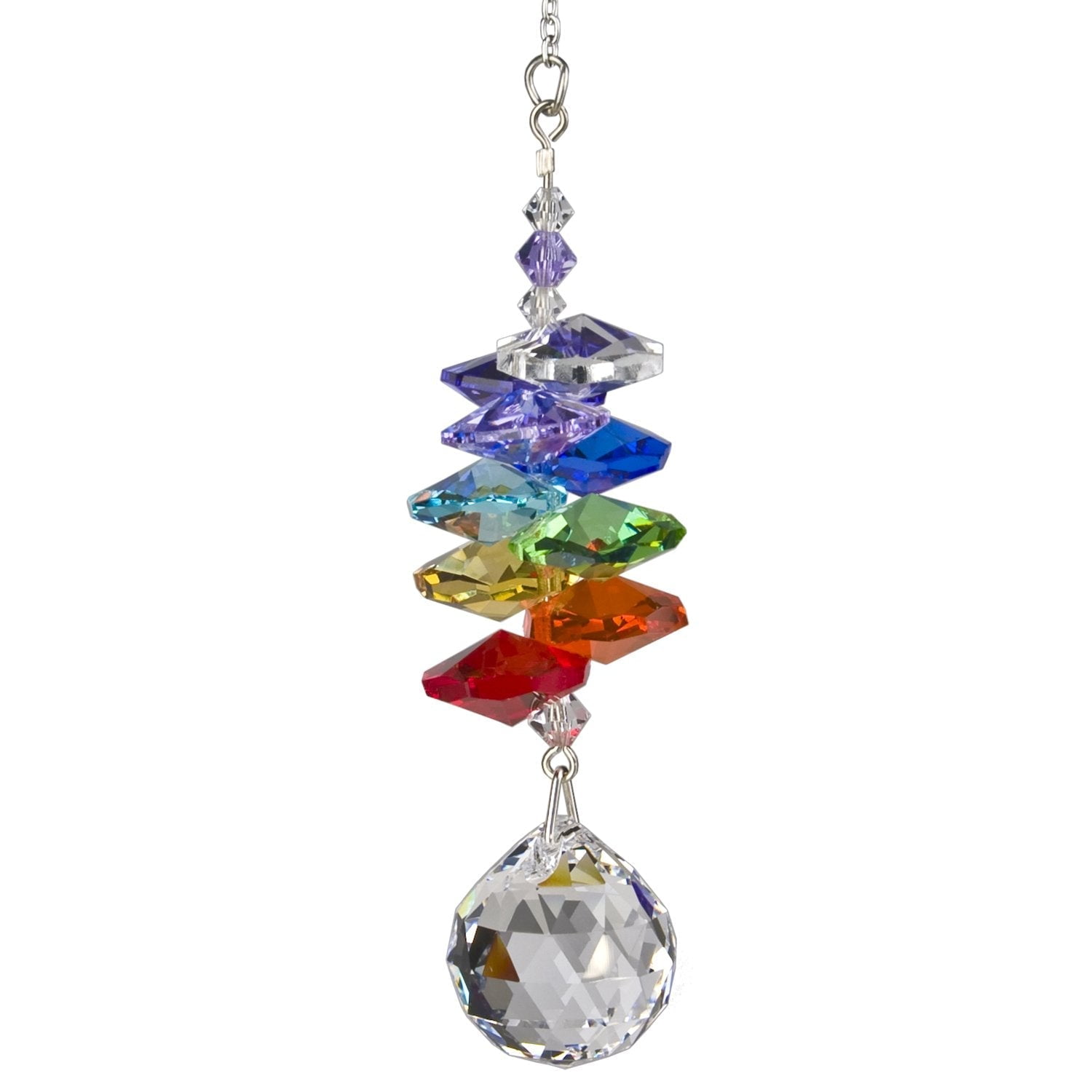 Woodstock Wind Chimes Woodstock Rainbow Makers Collection, Crystal Rainbow Cascade, 3.5'' Ball Crystal Suncatcher CCBA