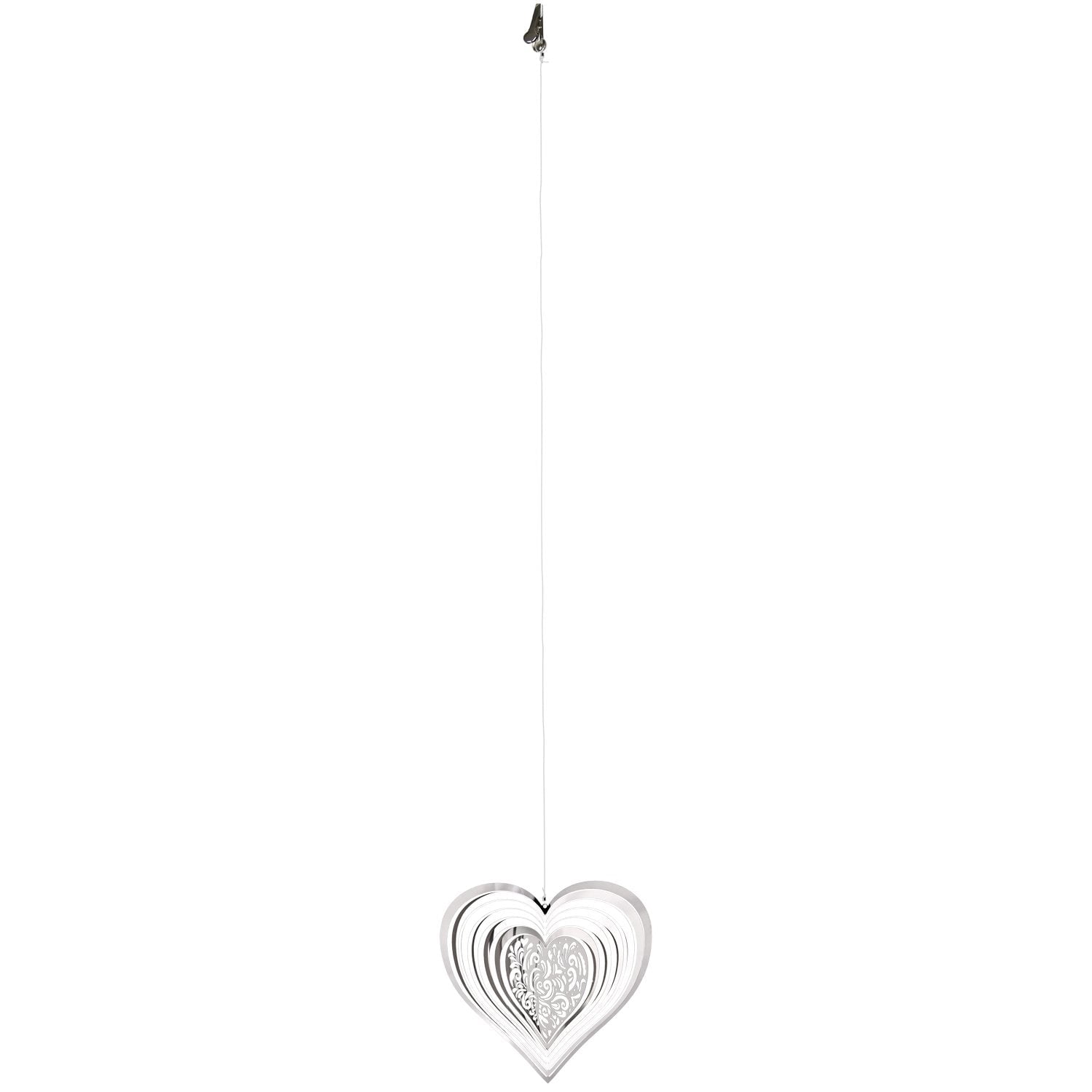 Woodstock Wind Chimes Woodstock Rainbow Makers Collection, Woodstock Shimmers, Nature 5" Silver Wind Shimmer SHNHE