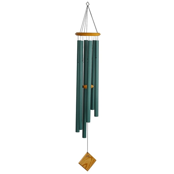 Woodstock Windchimes Chimes of Neptune Verdigris, Wind Chimes For Outside, Wind Chimes For Garden, Patio, and Outdoor Décor, 54"L