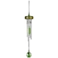 thumbnail image 1 of Woodstock Windchimes Gem Drop Chimes Shamrock, Wind Chimes For Outside, Wind Chimes For Garden, Patio, and Outdoor Décor, 10"L, 1 of 7