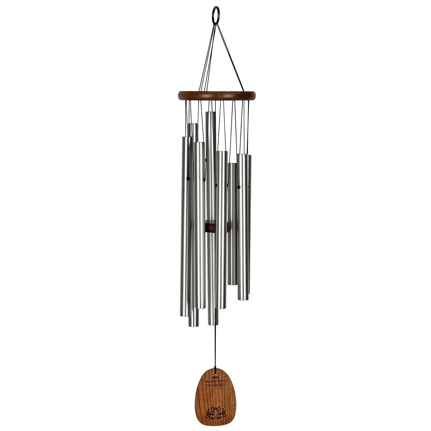Woodstock Windchimes Mindfulness Chime , Wind Chimes For Outside, Wind Chimes For Garden, Patio, and Outdoor Décor, 28"L