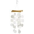 thumbnail image 1 of Woodstock Windchimes Mini Capiz Chime White, Wind Chimes For Outside, Wind Chimes For Garden, Patio, and Outdoor Décor, 12"L, 1 of 7