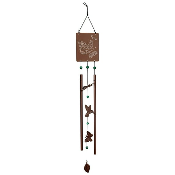 Woodstock Windchimes Victorian Garden Chime Butterfly, Wind Chimes For Outside, Wind Chimes For Garden, Patio, and Outdoor Décor, 30"L