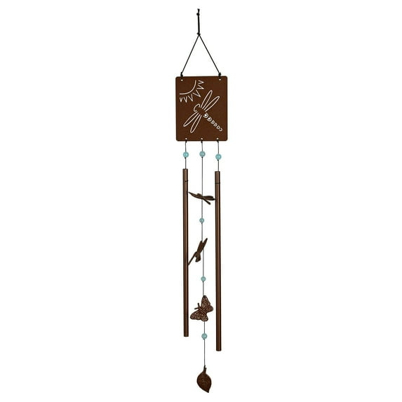 Woodstock Windchimes Victorian Garden Meadow , Wind Chimes For Outside, Wind Chimes For Garden, Patio, and Outdoor Décor, 30"L