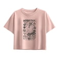 thumbnail image 1 of Woodstock - Woodstock Hippie Girls' Short Sleeve Boxy Graphic T-Shirt, 1 of 4