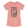 thumbnail image 1 of Woodstock - Woodstock Hippie -Youth Girls Short Sleeve T-Shirt Girls' Fitted Short Sleeve Graphic T-Shirt, 1 of 4