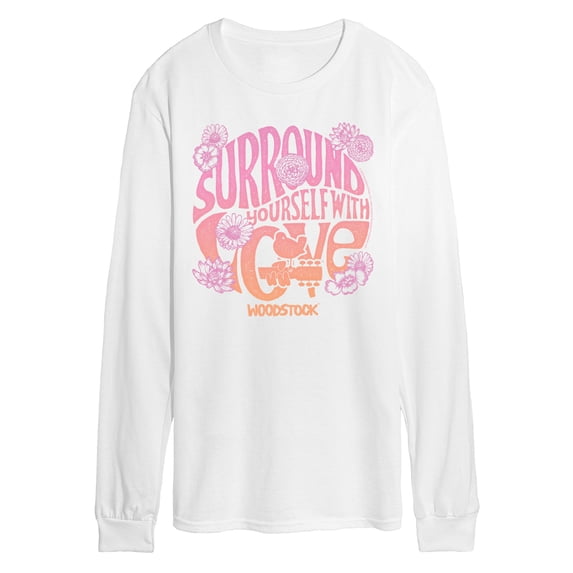 Woodstock - Woostock Surround Love - Men's Long Sleeve Graphic T-Shirt