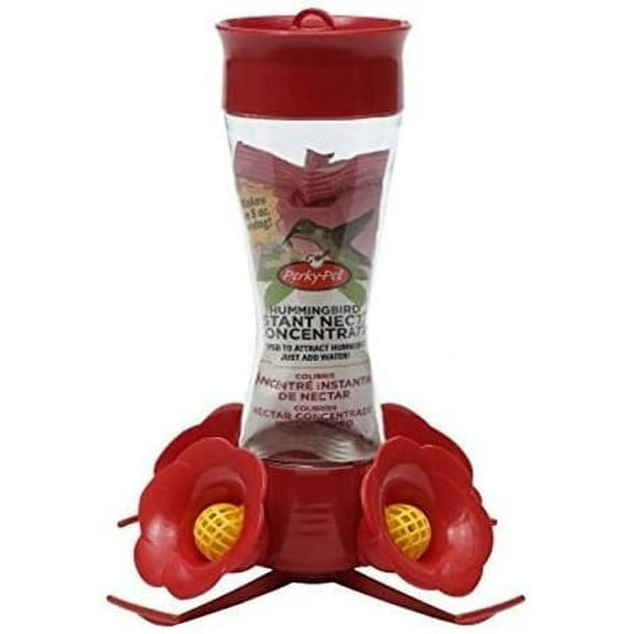 Amaebvivison Hummingbird Feeder Clear Glass - Leakproof, Hanging, 8 Oz