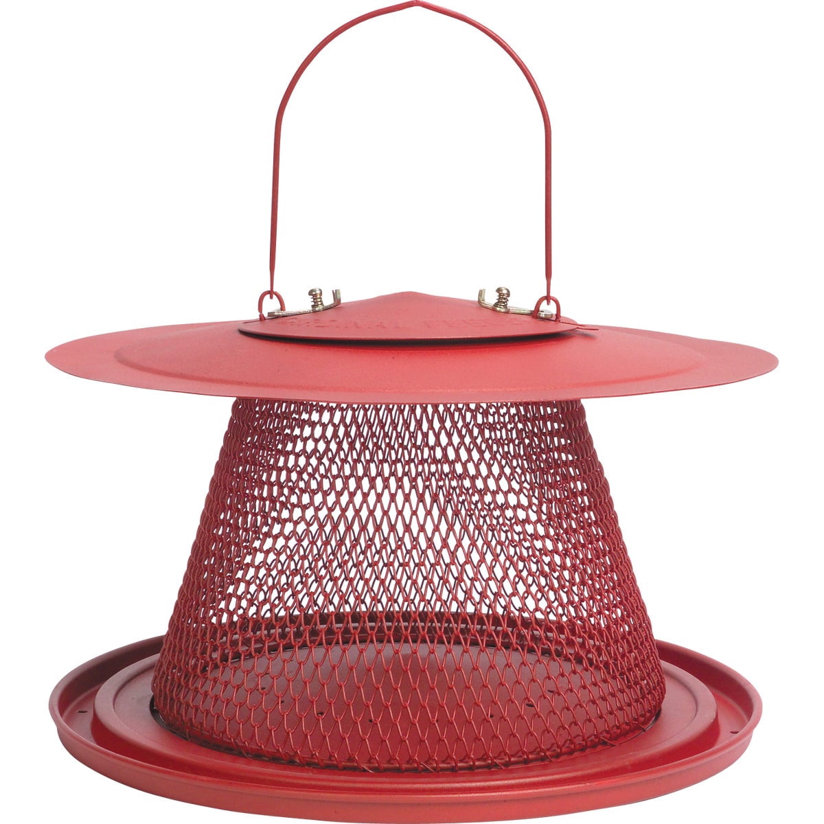 Woodstream Cardinal Bird Feeder Squirrel Proof - Hanging Outdoor - Red