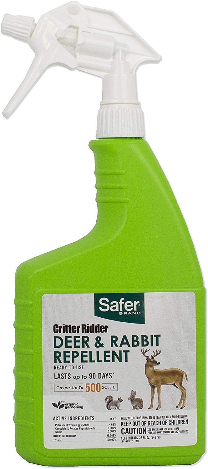 Woodstream Critter Ridder Deer & Rabbits & Squirrels Repellent, 32 oz