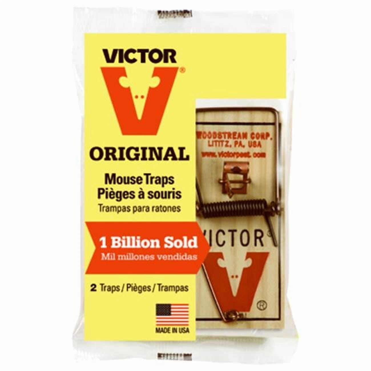 Woodstream M150 Metal Pedal Mouse Trap- 2 Pack - Pack Of 36