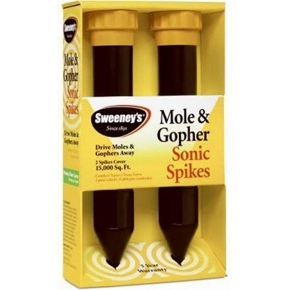 Woodstream  Mole & Gopher Sonic Spikes, Pack of 2