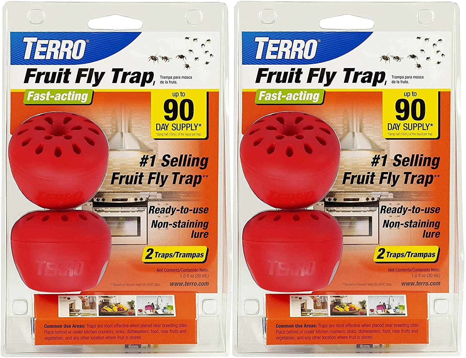 Terro Non-Toxic Fruit Fly Traps (0.675 oz x 2 ct) Delivery - DoorDash
