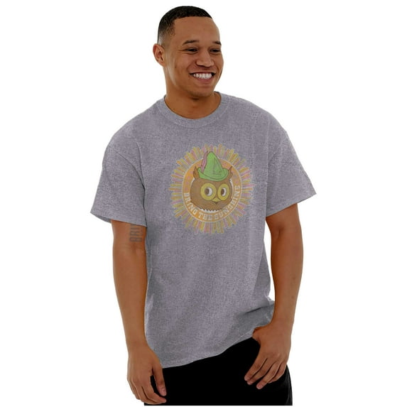 Woodsy Owl Bring The Sunshine Men's Graphic T Shirt Tees Brisco Brands S