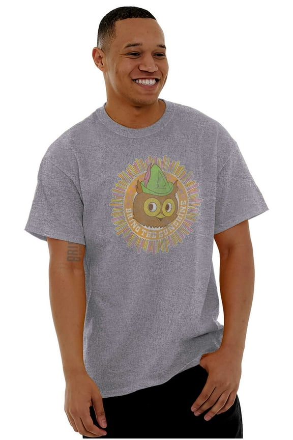 Woodsy Owl Bring The Sunshine Men's Graphic T Shirt Tees Brisco Brands S