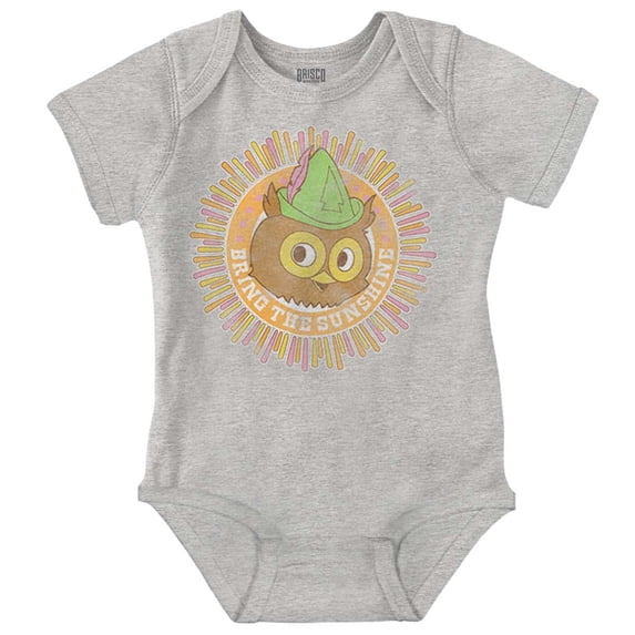 Woodsy Owl Bring The Sunshine Romper Boys or Girls Infant Baby Brisco Brands 12M