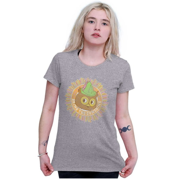 Woodsy Owl Bring The Sunshine Women's T Shirt Ladies Tee Brisco Brands S