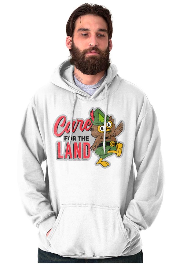 Care for the Land Retro Hoodie Sweatshirt Women Men Brisco Brands L
