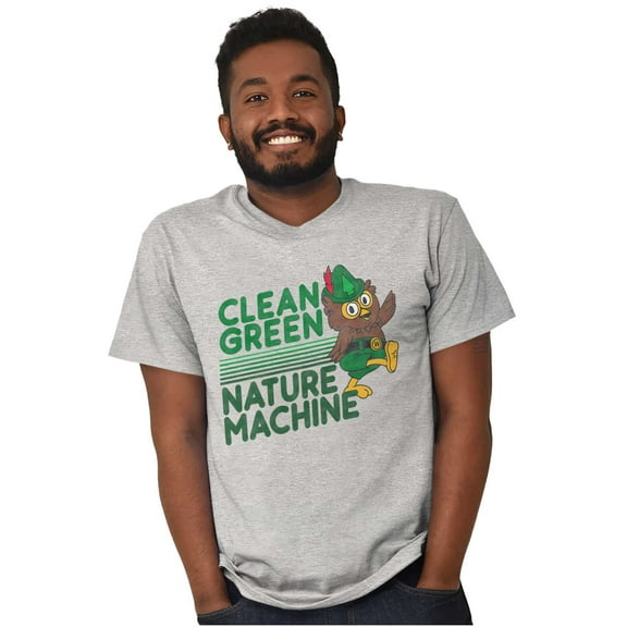 Woodsy Owl Clean Green Nature Machine Men's Graphic T Shirt Tees Brisco Brands S