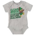 thumbnail image 1 of Woodsy Owl Clean Green Nature Machine Romper Boys or Girls Infant Baby Brisco Brands 12M, 1 of 6