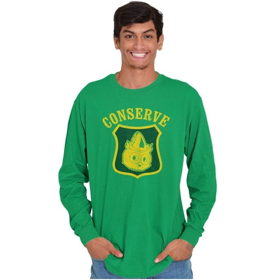 Woodsy Owl Cute United States Forest Long Sleeve TShirt Men Women Brisco Brands S