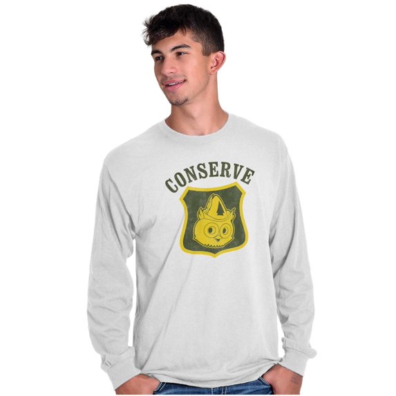 Woodsy Owl Cute United States Forest Long Sleeve TShirt Men Women Brisco Brands S