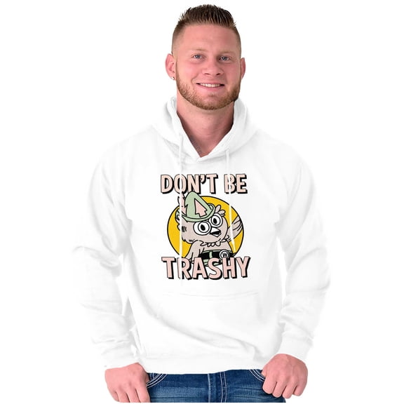 Woodsy Owl Don't Litter Retro Cartoon Unisex Plus Size Hoodie Brisco Brands 4X