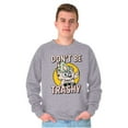 thumbnail image 1 of Woodsy Owl Don't Litter Retro Cartoon Unisex Plus Size Sweatshirt Brisco Brands 4X, 1 of 3