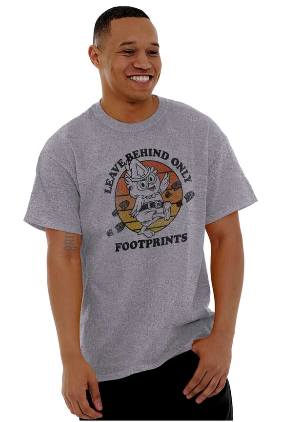 Woodsy Owl Don't Pollute U.S. Forest Men's Graphic T Shirt Tees Brisco Brands X