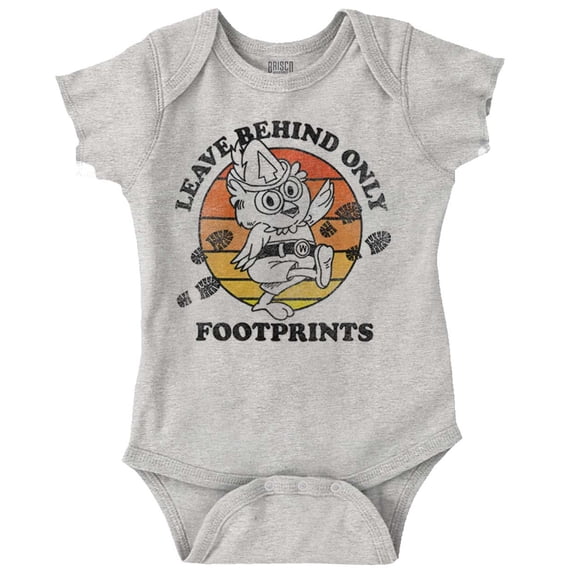 Woodsy Owl Don't Pollute U.S. Forest Romper Boys or Girls Infant Baby Brisco Brands 12M