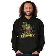 Woodsy Owl Eco Friendly Cute Forest Hoodie Sweatshirt Women Men Brisco Brands S
