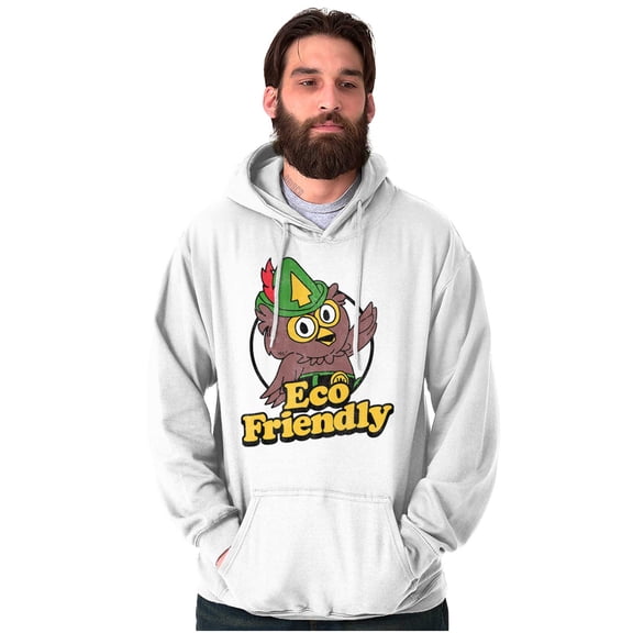 Woodsy Owl Eco Friendly Cute Forest Hoodie Sweatshirt Women Men Brisco Brands X