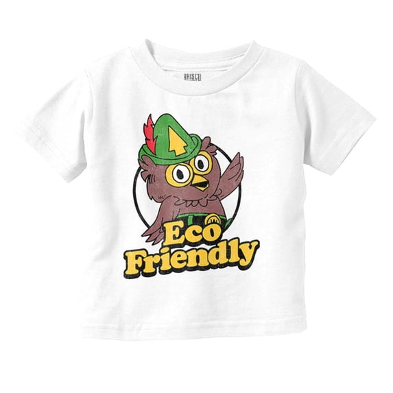 Woodsy Owl Eco Friendly Cute Forest Toddler Boy Girl T Shirt Infant Toddler Brisco Brands 6M