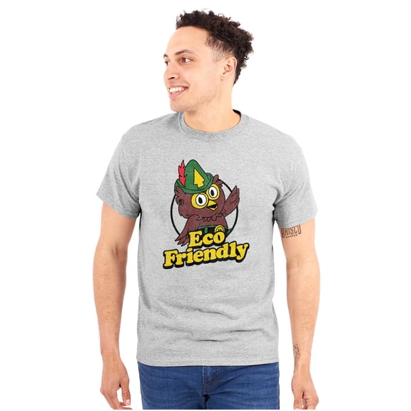 Woodsy Owl Eco Friendly Cute Forest Unisex Plus Size Graphic Tee Brisco Brands 3X