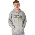 thumbnail image 1 of Woodsy Owl Give a Hoot Cartoon Zip Up Hoodie Men's Women's Brisco Brands S, 1 of 6