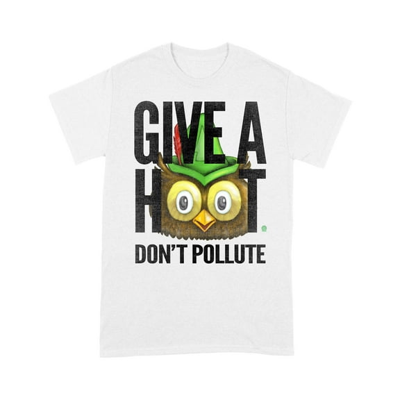 Woodsy Owl Give a Hoot Don't Pollute Distressed Vintage T-Shirt