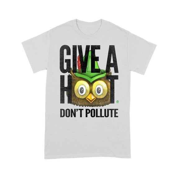 Woodsy Owl Give a Hoot Don't Pollute Distressed Vintage T-Shirt