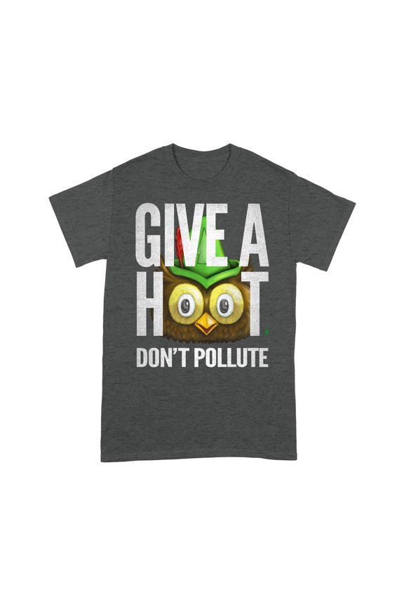 Woodsy Owl Give a Hoot Don't Pollute Distressed Vintage T-Shirt