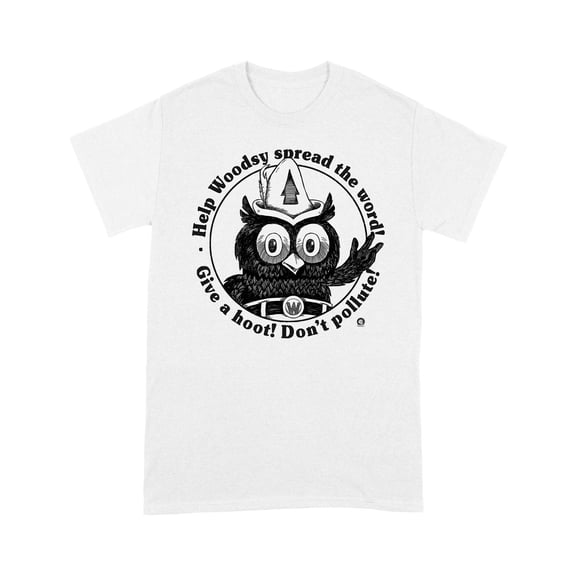 Woodsy Owl Give a Hoot Don't Pollute Vintage T-Shirt
